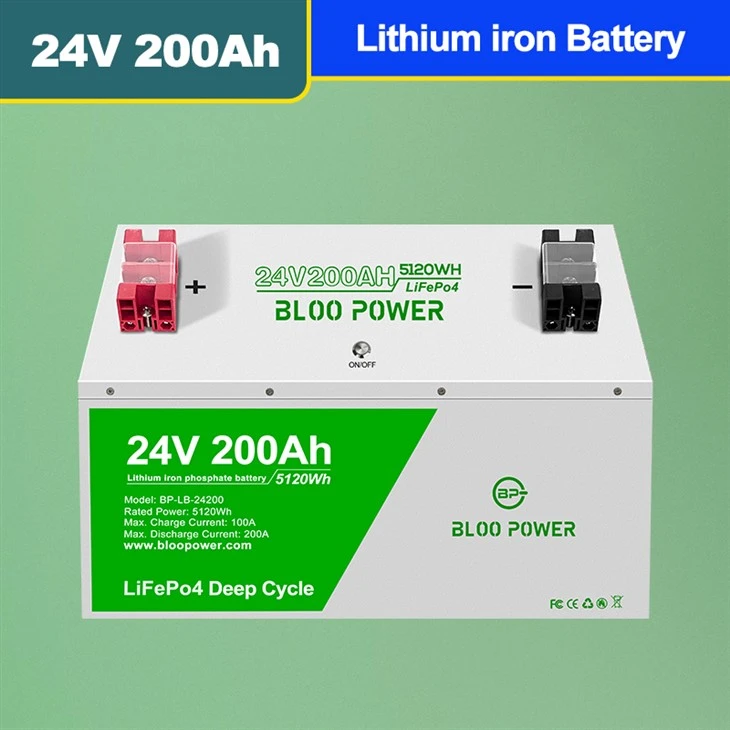 High-Capacity 200Ah Lifepo4 Lithium Battery Pack With Deep Cycle